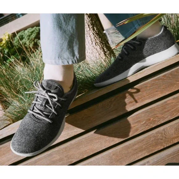 Allbirds Men's Charcoal Wool Runners Size 12 - Picture 1 of 5